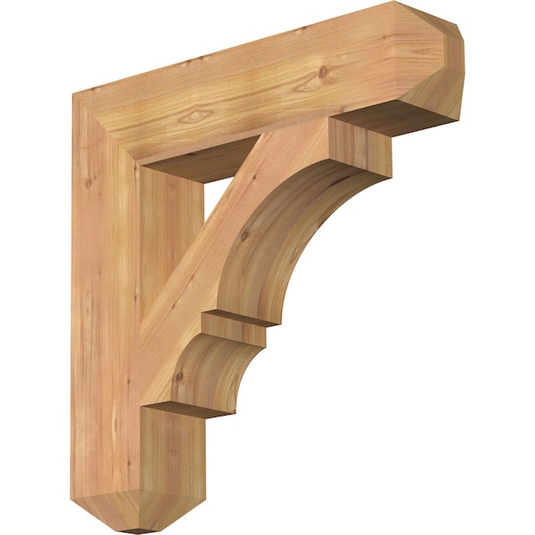 Ekena Millwork Balboa Craftsman Smooth Bracket, Western Red Cedar, 5 1/2"W x 26"D x 26"H BKT06X26X26BOA04SWR - main